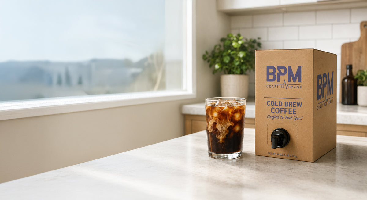 Coffee Java Box 96oz 96oz Bag in Box Cold Brew Coffee | BPM Craft Beverage